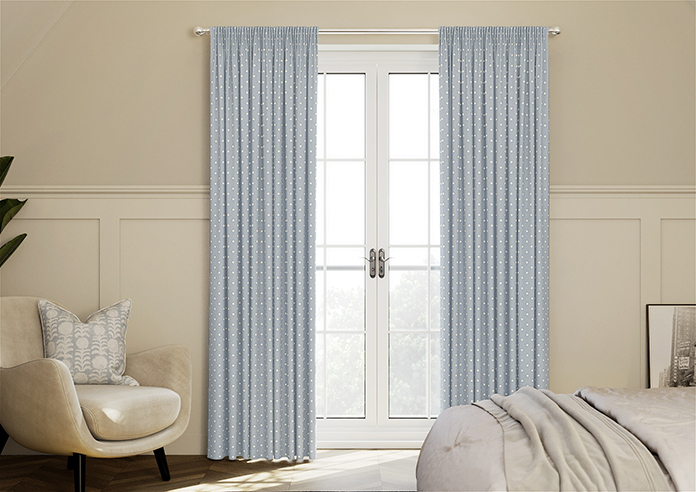 Full Stop, Larkspur - Made to Measure Curtains - Image 3